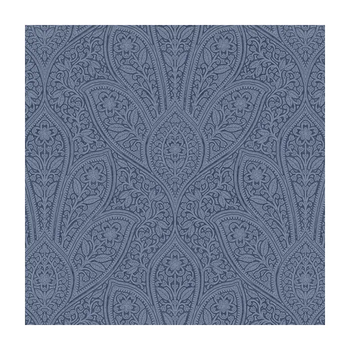 Distressed Paisley Wallpaper Navy Blue, Navy, Indigo, Indigo Blue Norwall Wallcovering FH37546
