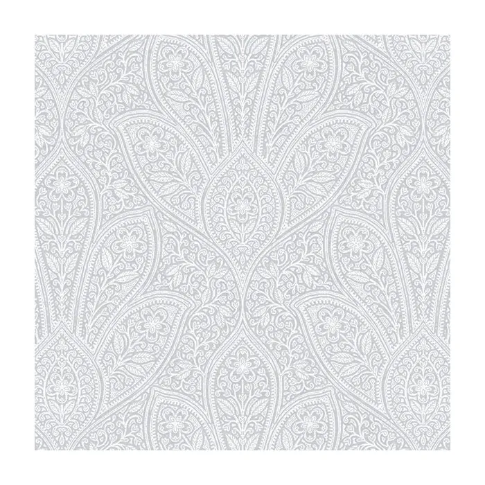Distressed Paisley Wallpaper Grey, Light Dolphin Soft Grey Norwall Wallcovering FH37549