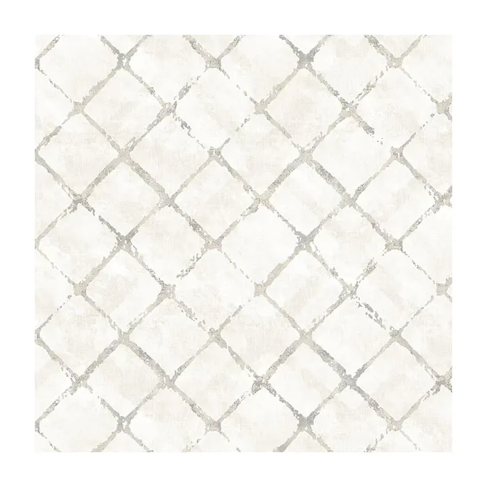 Chicken Wire Wallpaper Beige, Grey, Swiss Coffee, Cream Norwall Wallcovering FH37550