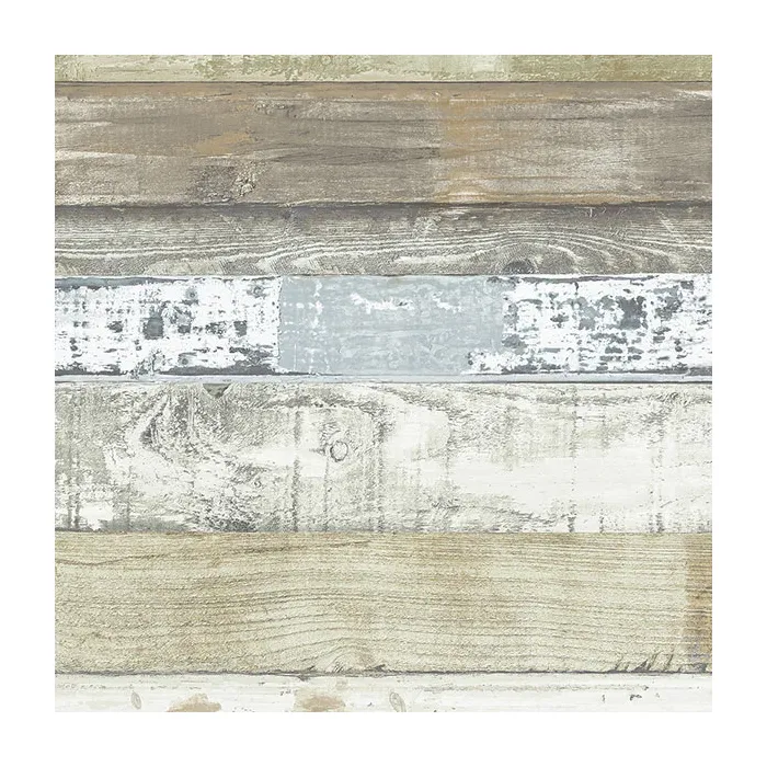 Beachwood Wallpaper Green, Blue, Sage, Brown, Cedar Norwall Wallcovering FH37555