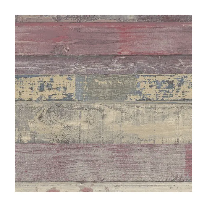 Beachwood Wallpaper Red, Navy Norwall Wallcovering FH37557