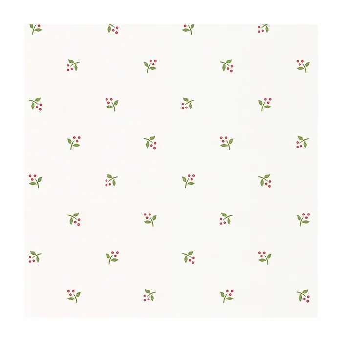 Berry Toss Wallpaper Green, Red Norwall Wallcovering FK26941