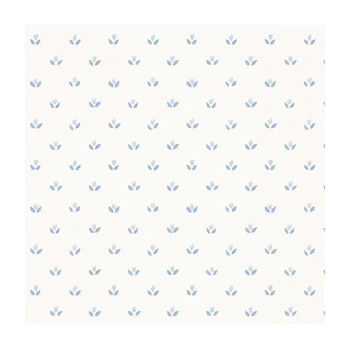 Mini Tulip Wallpaper Light Blue, Blue Norwall Wallcovering FK26951