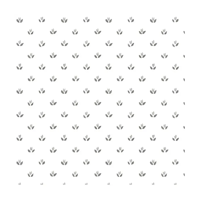 Mini Tulip Wallpaper Black, Grey Norwall Wallcovering FK34404