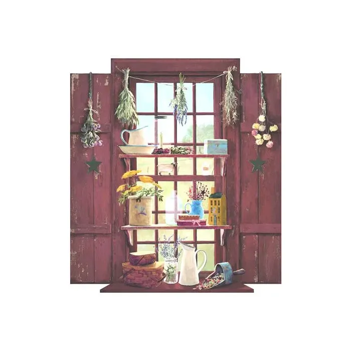 Country Things Window Mural