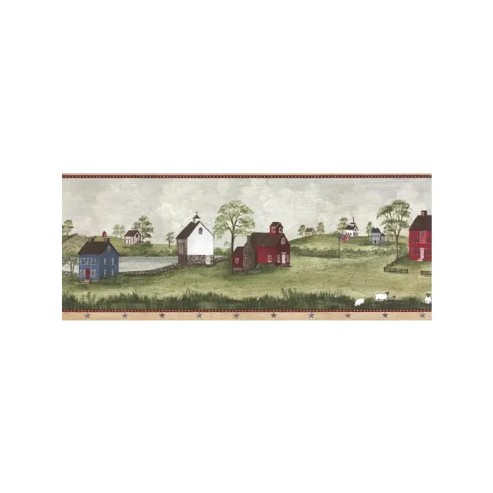 Primative Home Wallpaper Border