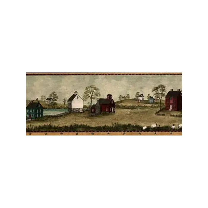Primative Home Wallpaper Border