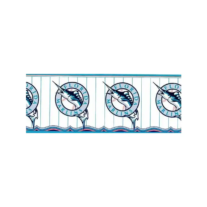 MLB Florida Marlins Wallpaper Border