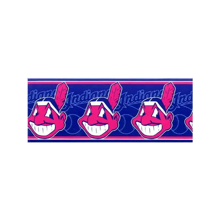 MLB Cleveland Indians Wallpaper Border