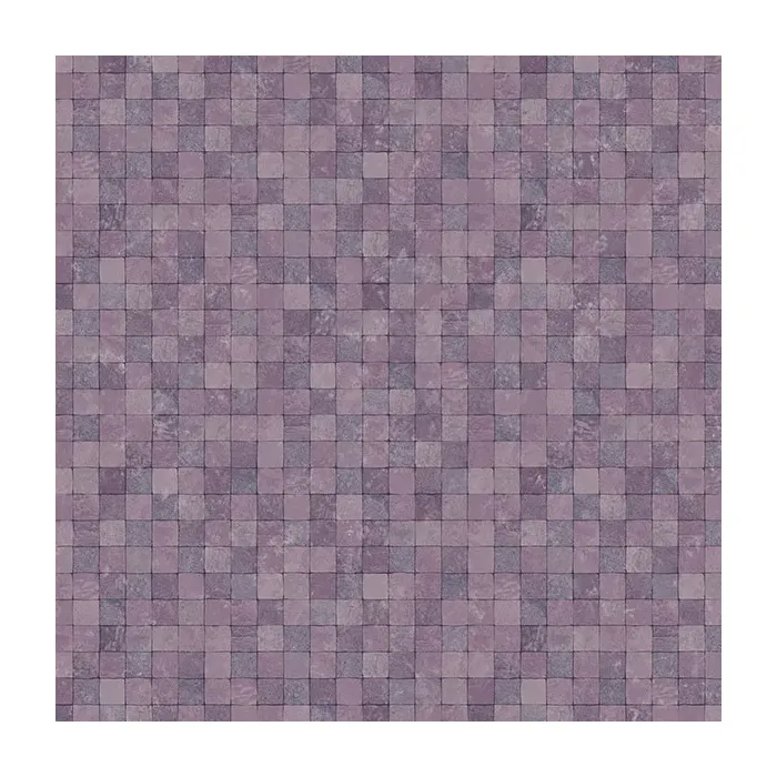 Shades of Purple Faux 1/2" Tiles Purple, Violet, Grape Norwall Wallcovering G67418