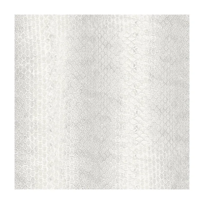 Light Grey, White Snakeskin Print Wallpaper Light Grey, White Norwall Wallcovering G67428