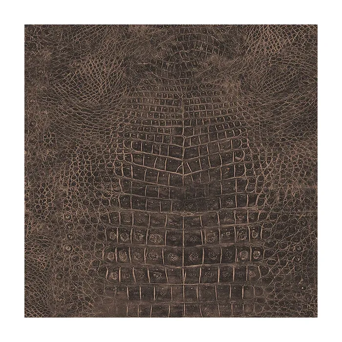 Black, Bronze Croc Skin Wallpaper Black, Bronze Norwall Wallcovering G67500