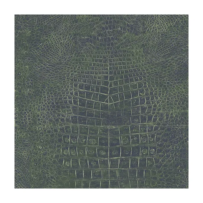 Dark Green Croc Skin Wallpaper Dark Green Norwall Wallcovering G67505