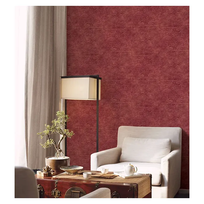 Burnt Red Croc Skin Wallpaper Burnt Red Norwall Wallcovering G67511