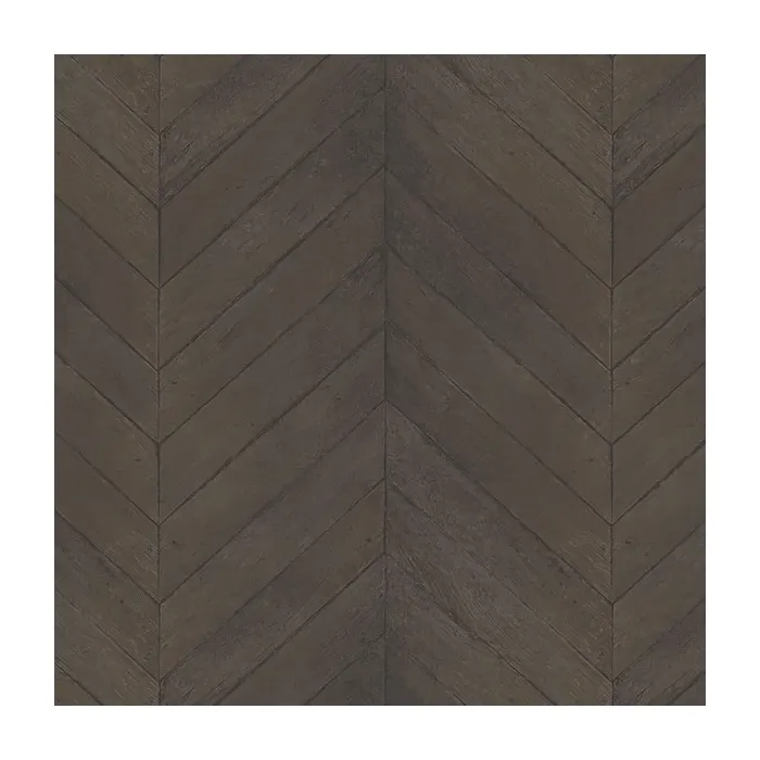Chevron Wood Wallpaper Brown, Chocolate Norwall Wallcovering G67997