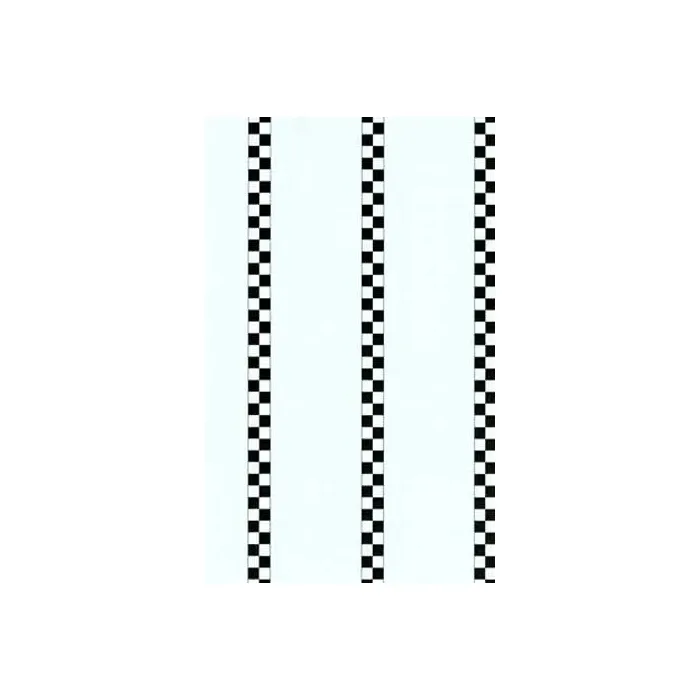 Black and White Check Striped Wall Paper