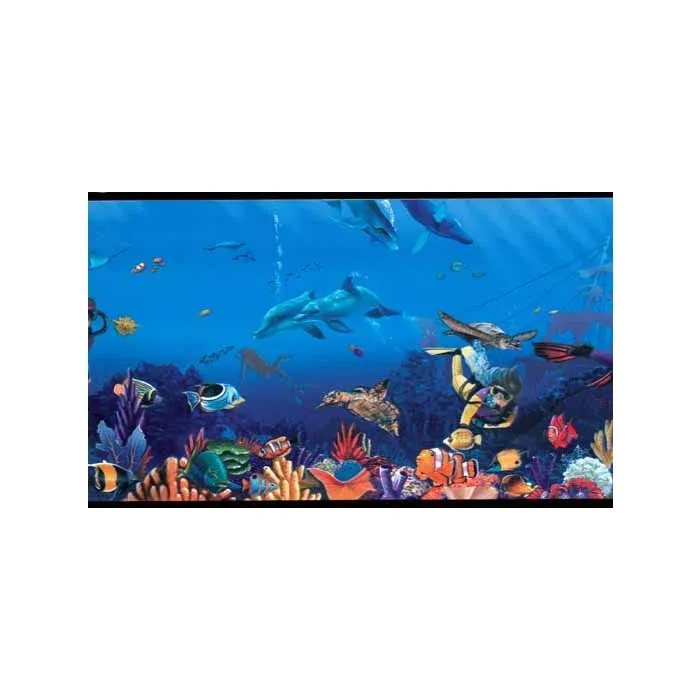 Scuba Driver Wall Paper Border