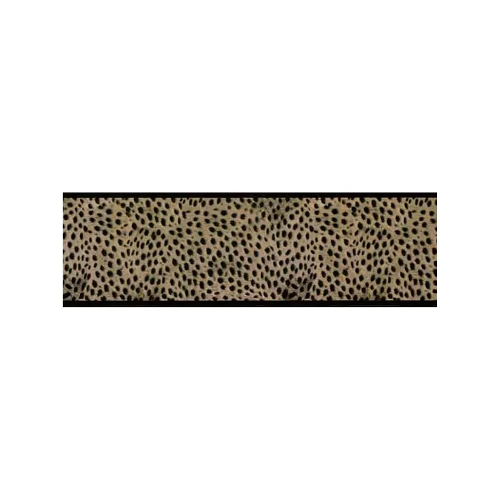 Black Animal Print Wall Paper Border