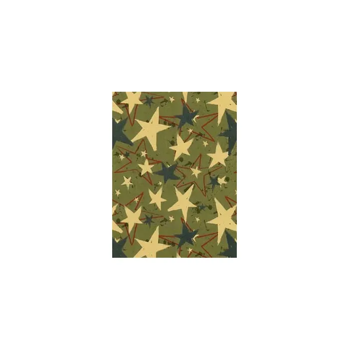 Army Green Stars Wallpaper GU25546