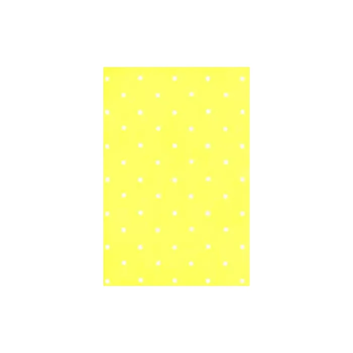 Yellow and White Polka Dot Wallpaper