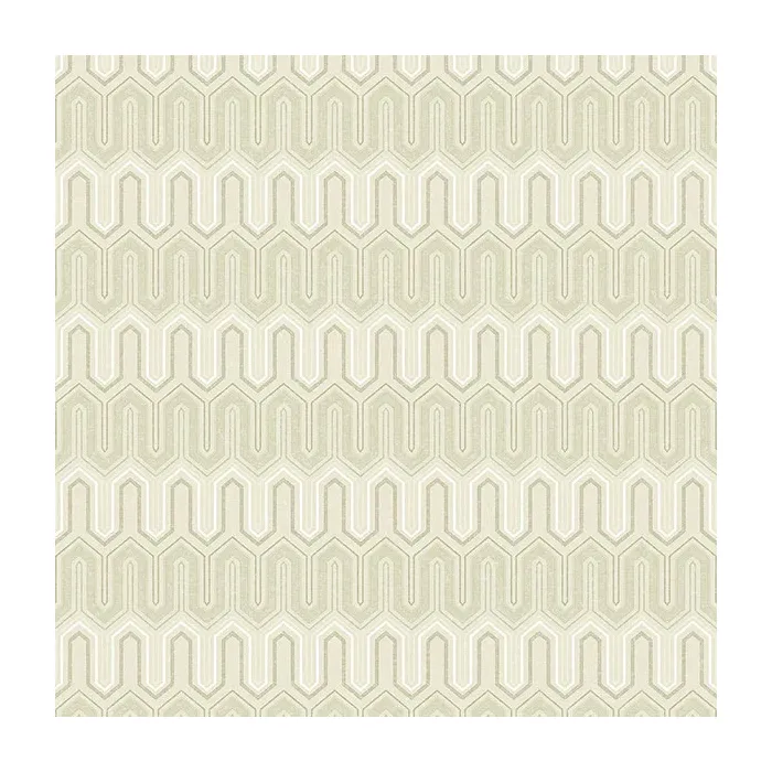 Zig Zag Wallpaper Green, Celery Norwall Wallcovering GX37615