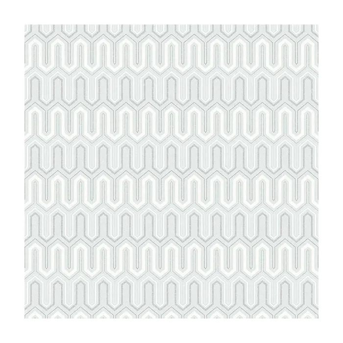 Zig Zag Wallpaper Green, Mint, Grey Norwall Wallcovering GX37617