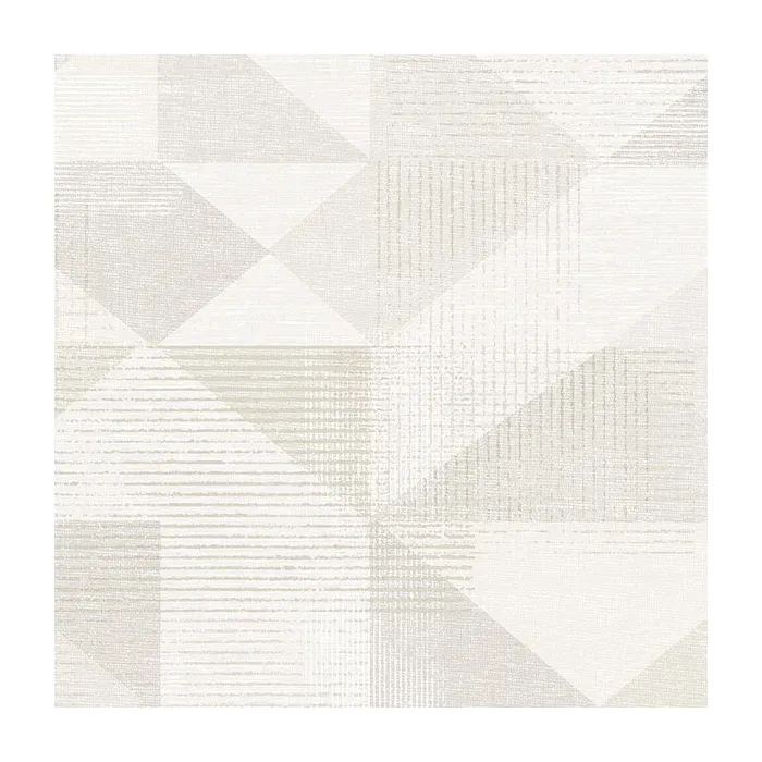 Silk Screen Geometric Wallpaper Beige Norwall Wallcovering GX37653