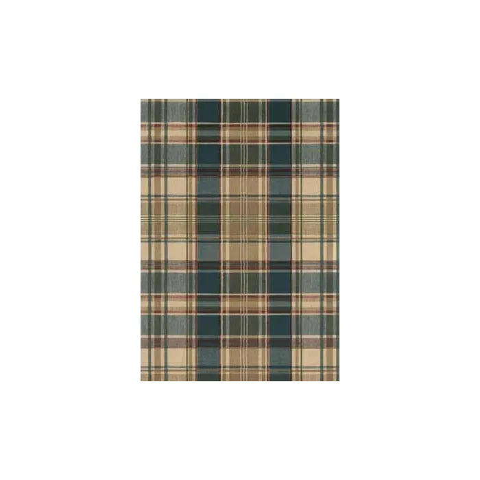Tan Blue Brown Plaid Wallpaper