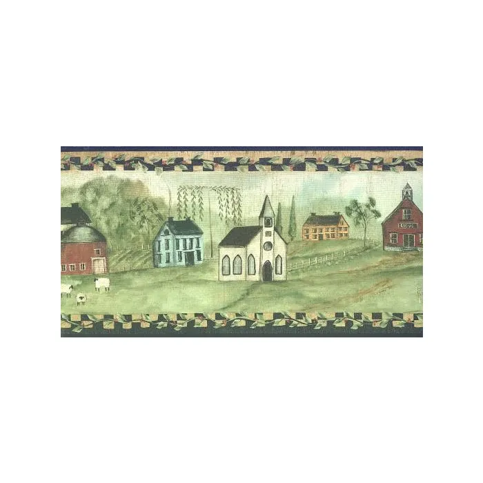 Black Country Church Wallpaper Border