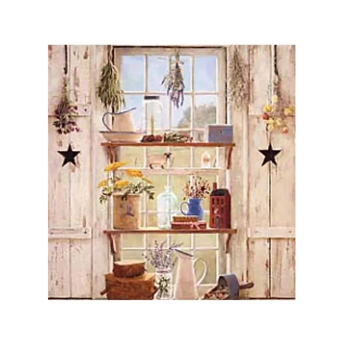 Country Window Mural