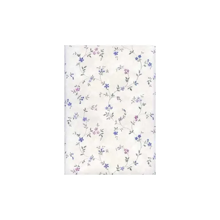 Textured Lilac and Rose Flower Wallpaper