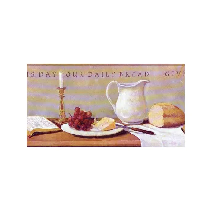 Daily Bread Wall Paper Border- 1 Roll Left