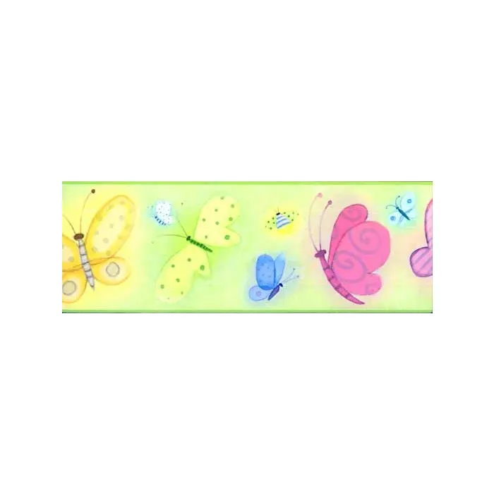 Flying Butterflies Wallpaper Border