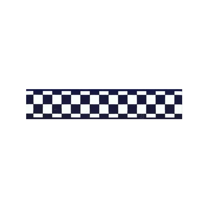 Black and White Checkered Wallpaper Border IN2642B