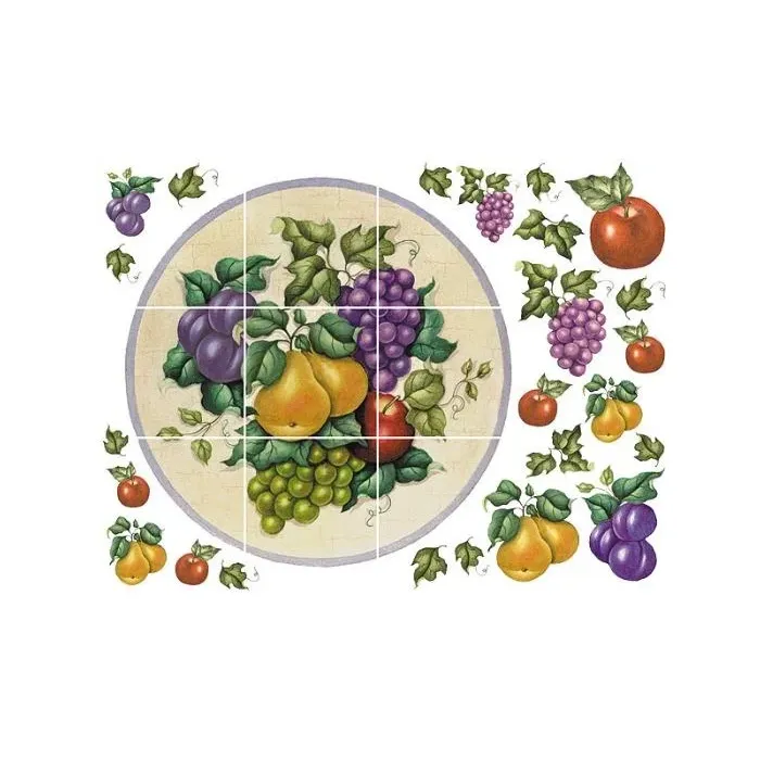 Do It Yourself Fancy Fruit Plate IdeaStix Mural