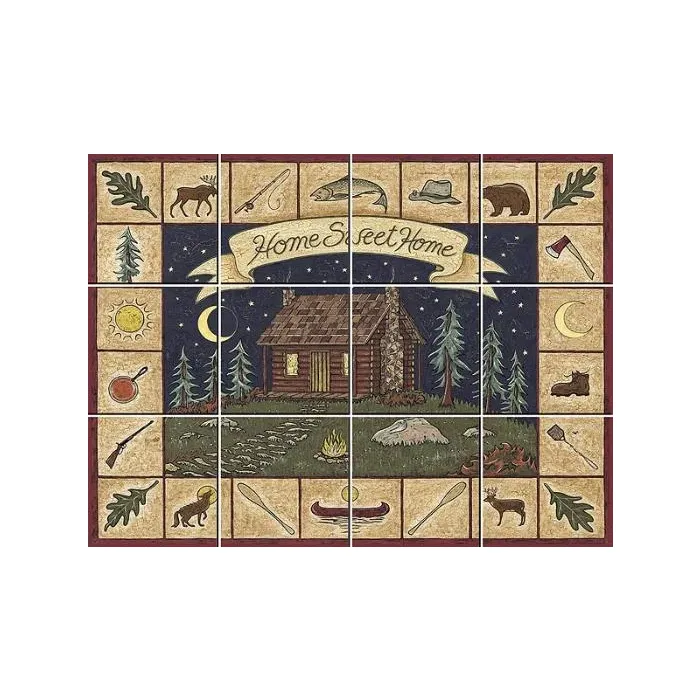 Do It Yourself Log Cabin Sampler IdeaStix Mural