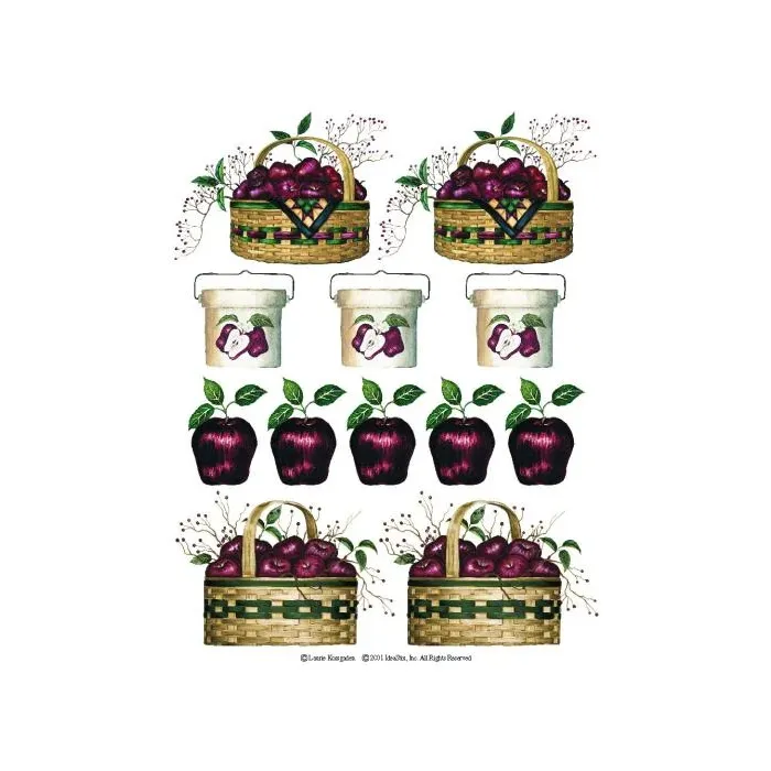 Apple Basket Wallpaper Cutouts