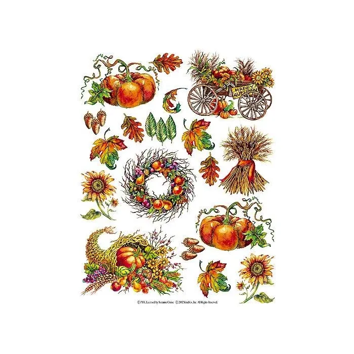 Thanksgiving/Harvest Wallpaper Cutouts