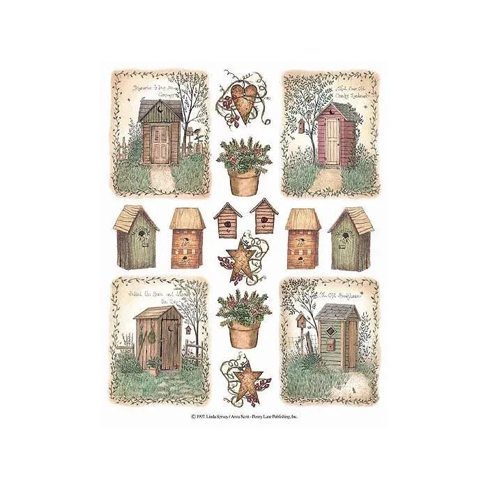 Outhouse Wallpaper Cutouts