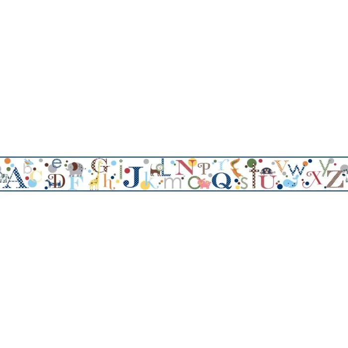 Friends Forever Alphabet Border