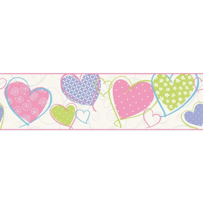 Friends Forever Love U Lots Heart Border - York 