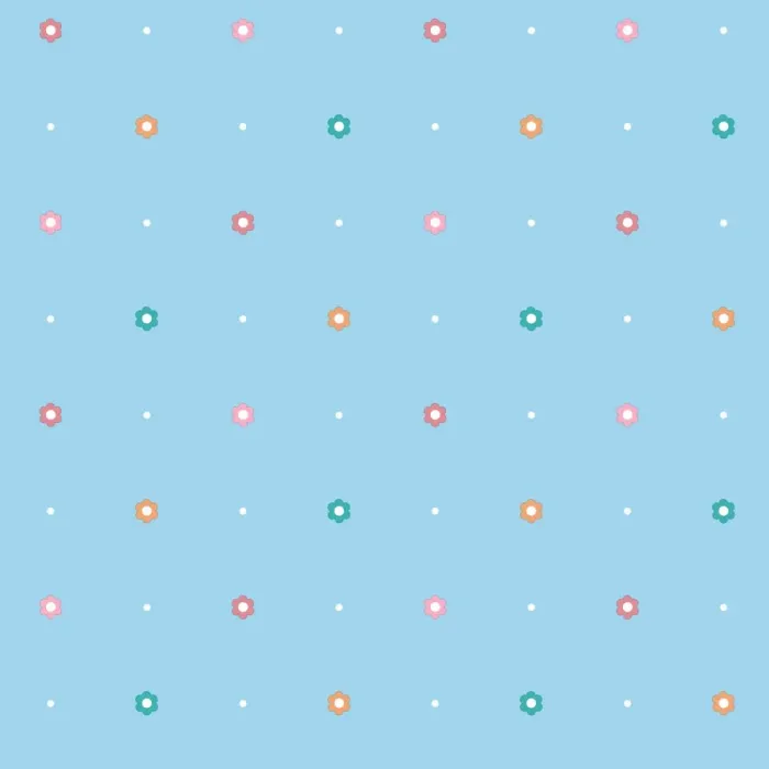 Friends Forever Dena Floral Dot Wallpaper
