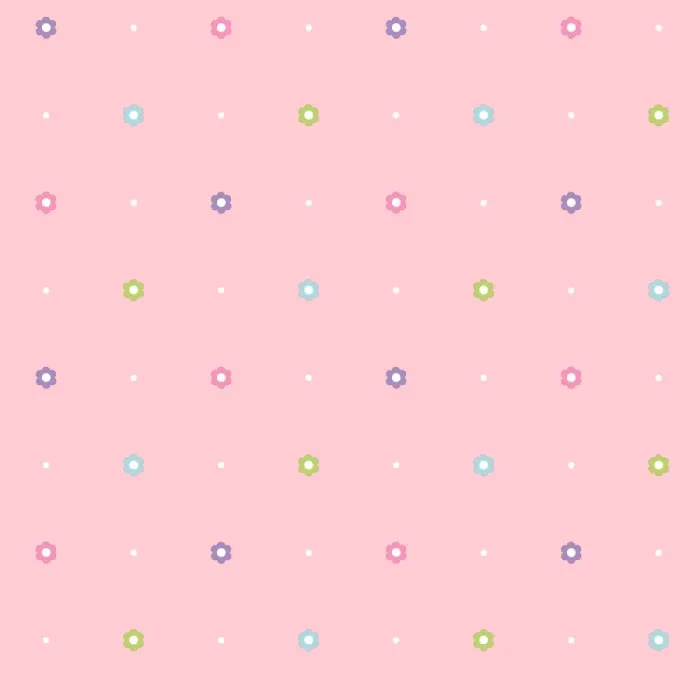 Friends Forever Dena Floral Dot Wallpaper
