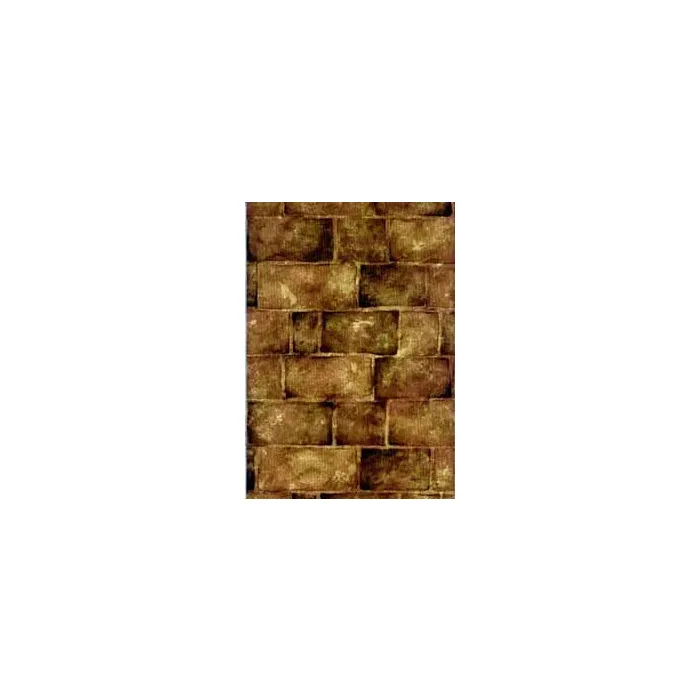 Brown and Red Brick Wallpaper- 1 roll left
