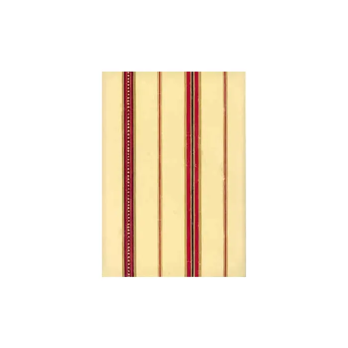 Tan and Red Stripe Wallpaper