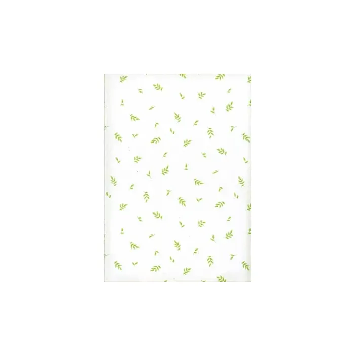 Textured Green Leaf Wallpaper