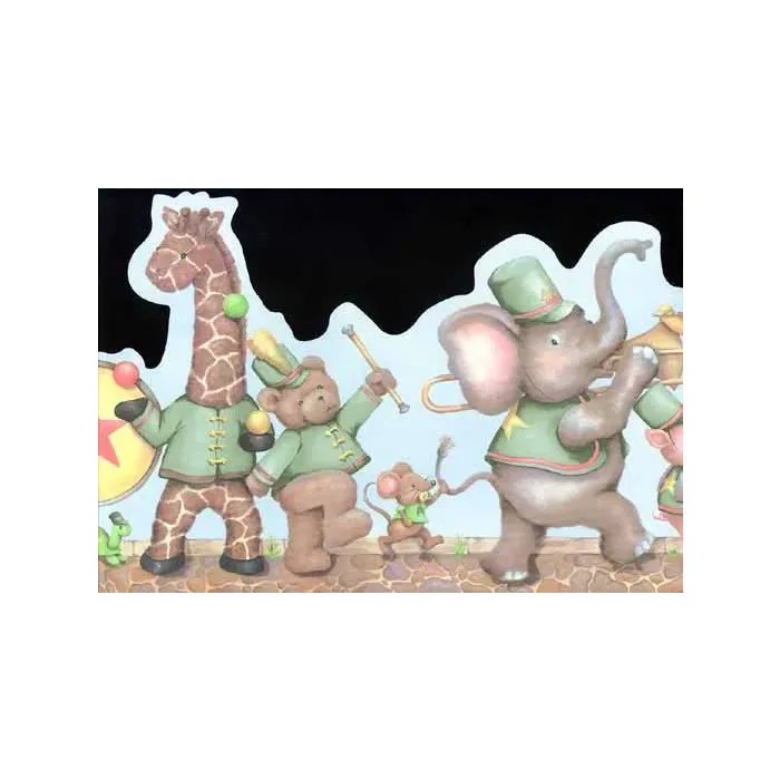 Nursery Animals Wallpaper Border