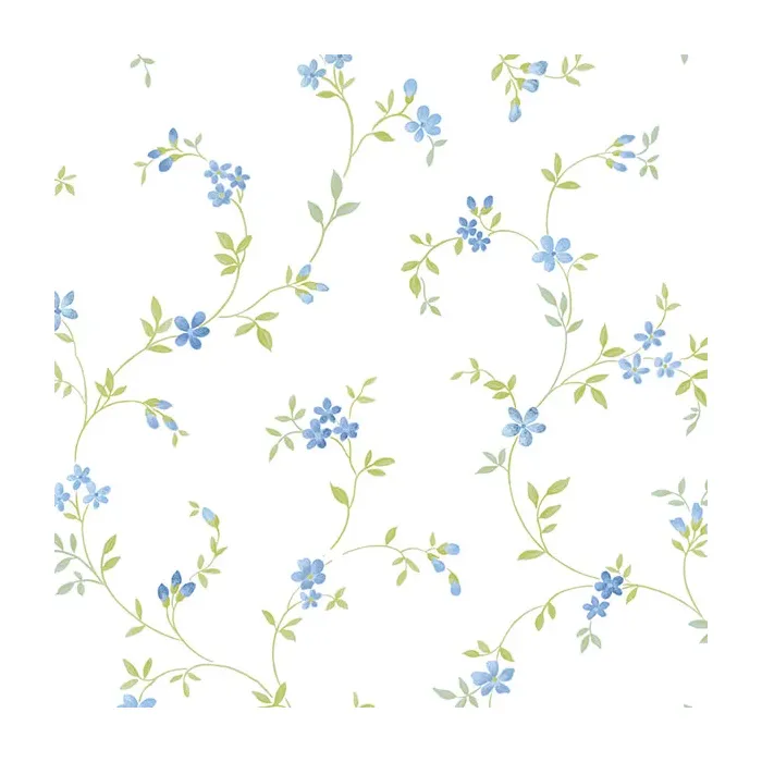 Seed Trail Wallpaper Blue, Green Norwall Wallcovering KE29908