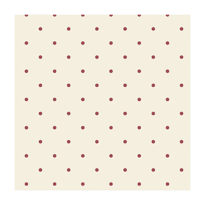 Cupcake Dot Wallpaper Red, Cream Norwall Wallcovering KE29925