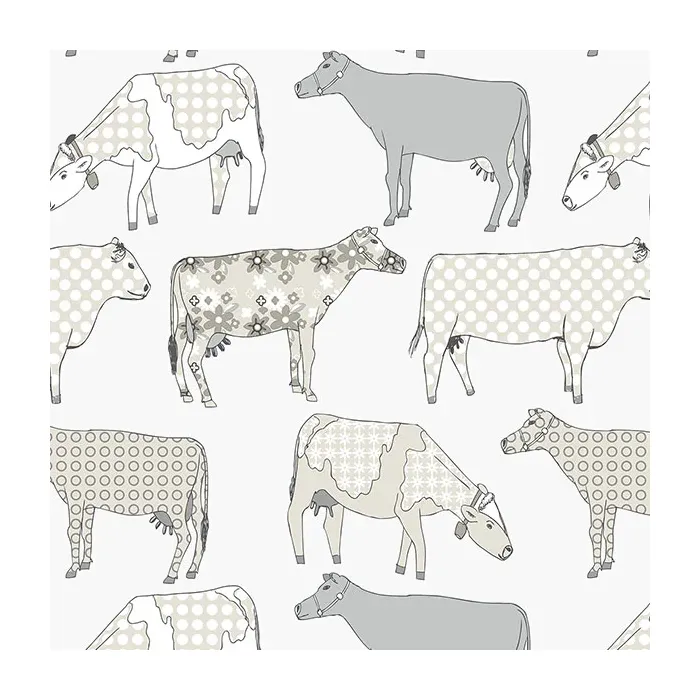 Cow Parade Wallpaper Green Norwall Wallcovering KE29952